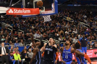 Orlando Magic 29 Ocak 2019 'da Orlando Florida' daki Amway Center 'da OklahomaCity Thunder' a ev sahipliği yaptı.
