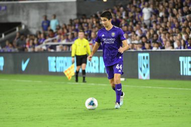 Orlando City SC, 6 Ağustos Salı günü Orlando Florida 'daki Exploria Stadyumu' nda oynanan ABD Kupası sırasında Atlanta United FC 'ye ev sahipliği yaptı..