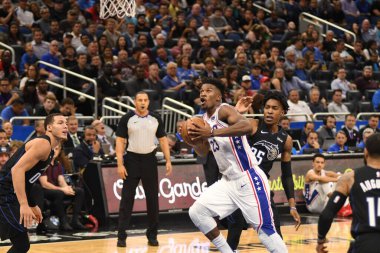 Orlando Magic, Philadelphia 76ers 'ı 14 Kasım 2018' de Orlando Florida 'daki Amway Center' da ağırlıyor..