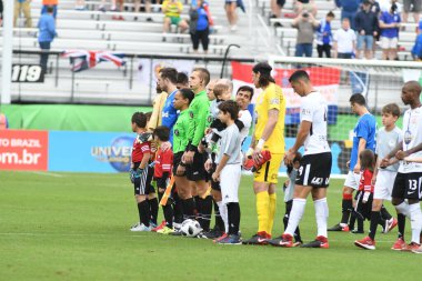 13 Ocak 2018 'de Orlando Florida' daki Spektrum Stadyumu 'nda düzenlenen Florida Kupası' nda Korucular Corinthianlara karşı..