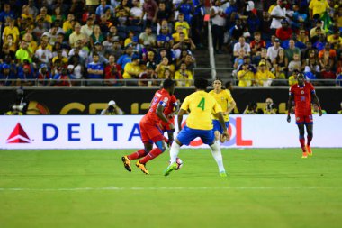 Brezilya, 8 Haziran 2016 tarihinde Orlando Florida 'daki Copa America Centenario' da Haiti ile karşılaştı..