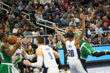 Orlando Magic, Boston Celtics 'i 24 Ocak 2020' de Orlando, Florida 'da Amway Center' da ağırladı.