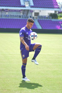 Orlando City SC, Dom Dwyer 'ı tanıtmak için bir basın toplantısı düzenledi..  
