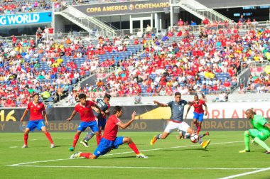 Kosta Rika, Copa America Centenario sırasında Paraguay ile Orlando Florida 'daki Dünya Kampı Stadyumu' nda karşılaştı..  