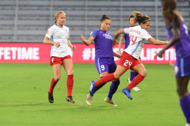 Orland Pride, 25 Ağustos 2018 'de Orlando Florida' daki Exploria Stadyumu 'nda Chicago Red Stars' a ev sahipliği yapıyor..  