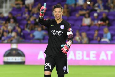 Orlando Pride, 23 Mayıs 2018 'de Orlando Florida' daki Exploria Stadyumu 'nda Kuzey Carolina Cesareti' ne ev sahipliği yapmaktadır..  