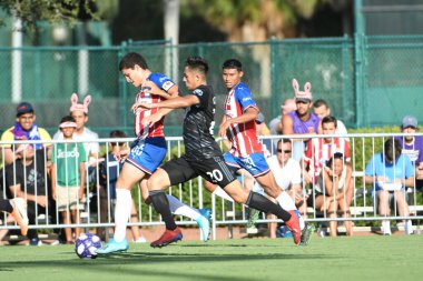 30 Temmuz 2019 'da Orlando Florida' daki Disney 'in Vahşi Spor Dünyası' nda düzenlenen MLS Allstar Haftası sırasında MLS Homegrown oyunu.