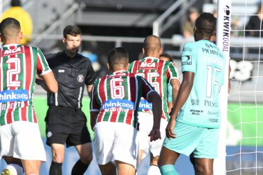 Fluminense, Florida Kupası 'nda 15 Ocak 2018' de Orlando Florida 'da oynanan Spektrum Stadyumu' nda Barcelona SC 'ye karşı..  
