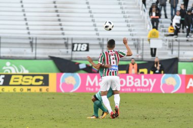 Fluminense, Florida Kupası 'nda 15 Ocak 2018' de Orlando Florida 'da oynanan Spektrum Stadyumu' nda Barcelona SC 'ye karşı..
