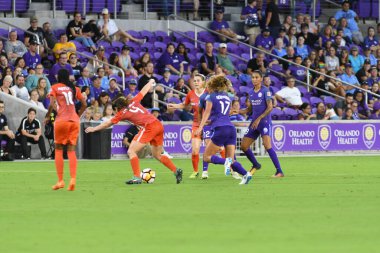 Orlando Pride 28 Haziran 2018 'de Orlando City Stadyumu' nda Houston Dash 'e ev sahipliği yaptı..  
