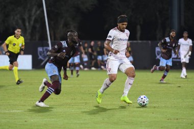 Real Salt Lake, 12 Temmuz 2020 'de Orlando Florida' da düzenlenen MLS Sırt Turnuvası sırasında Colorado Rapids ile karşı karşıya.