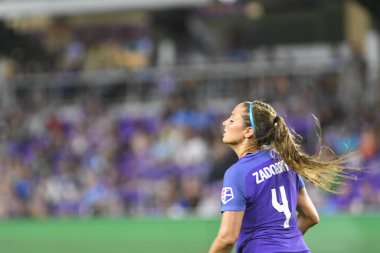 Orland Pride, 25 Ağustos 2018 'de Orlando Florida' daki Exploria Stadyumu 'nda Chicago Red Stars' a ev sahipliği yapıyor..