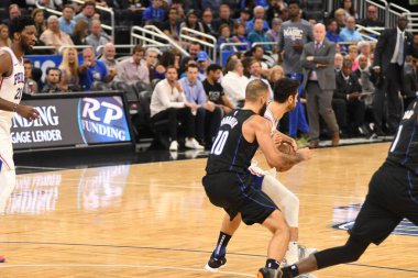 Orlando Magic, Philadelphia 76ers 'ı 14 Kasım 2018' de Orlando Florida 'daki Amway Center' da ağırlıyor..