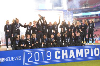 SheBelieves Kupası, 5 Mart 2019 tarihinde Tampa Florida Raymond James Stadyumu 'nda İngiltere' yi şampiyon ilan etmiştir. Fotoğraf: Marty Jean-Louis