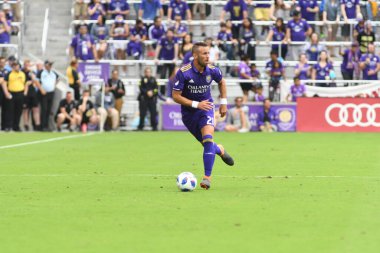 Orlando City, 31 Mart 2018 'de Orlando Florida' daki Exploria Stadyumu 'nda New York Red Bulls' a ev sahipliği yaptı..