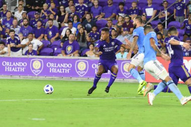 Orlando City 26 Temmuz 2018 'de Florida Exploria Stadyumu' nda NYC FC 'ye ev sahipliği yaptı. Fotoğraf: Marty Jean-Louis