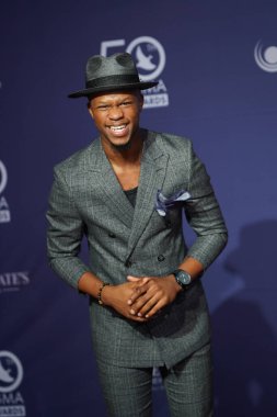 15 Ekim 2019 'da Nashville, Tennessee' deki Linbscome Üniversitesi 'nde verilen 50. GMA Dove Ödülleri sırasında kırmızı halı.