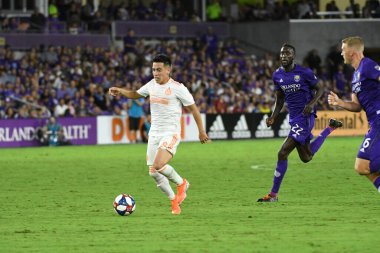 Orlando City, 23 Ağustos 2019 Cuma günü Florida, Orlando 'daki Exploria Stadyumu' nda Atlanta United 'a ev sahipliği yaptı.