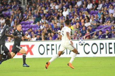 Orlando City 21 Nisan 2018 'de Orlando Florida' daki Exploria Stadyumu 'nda San Jose depremlerine ev sahipliği yaptı..  