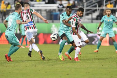 Fluminense, Florida Kupası 'nda 15 Ocak 2018' de Orlando Florida 'da oynanan Spektrum Stadyumu' nda Barcelona SC 'ye karşı..