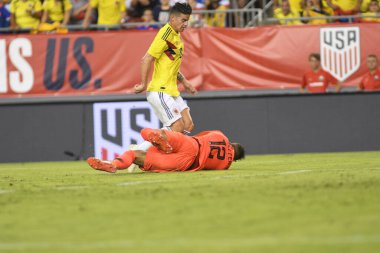 ABD Kolombiya 'ya karşı Raymond James Stadyumu' nda 11 Ekim 2018 'de.  