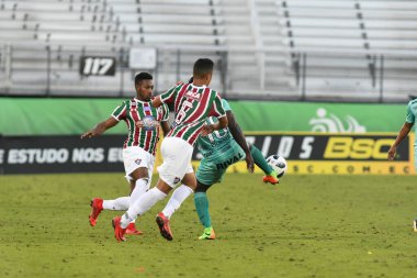 Fluminense, Florida Kupası 'nda 15 Ocak 2018' de Orlando Florida 'da oynanan Spektrum Stadyumu' nda Barcelona SC 'ye karşı..