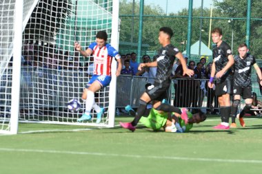 30 Temmuz 2019 'da Orlando Florida' daki Disney 'in Vahşi Spor Dünyası' nda düzenlenen MLS Allstar Haftası sırasında MLS Homegrown oyunu.