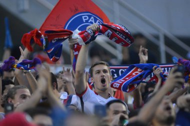 Paris Saint-Germain, Tottenham Hotspur 'a karşı 22 Temmuz 2017' de Orlando Florida 'daki Citrus Bowl' da. 