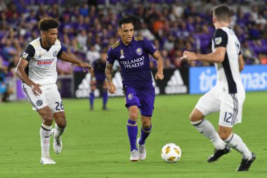 Orlando City SC 1 Eylül 2018 'de Florida Exploria Stadyumu' nda Philadelphia Union 'a ev sahipliği yaptı..
