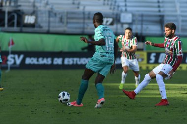 Fluminense, Florida Kupası 'nda 15 Ocak 2018' de Orlando Florida 'da oynanan Spektrum Stadyumu' nda Barcelona SC 'ye karşı..  