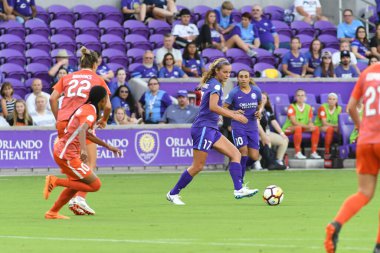 Orlando Pride 28 Haziran 2018 tarihinde Orlando City Stadyumu 'nda Houston Dash' e ev sahipliği yaptı. Fotoğraf: Marty Jean-Louis