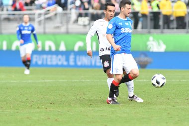 13 Ocak 2018 'de Orlando Florida' daki Spektrum Stadyumu 'nda düzenlenen Florida Kupası' nda Korucular Corinthianlara karşı..