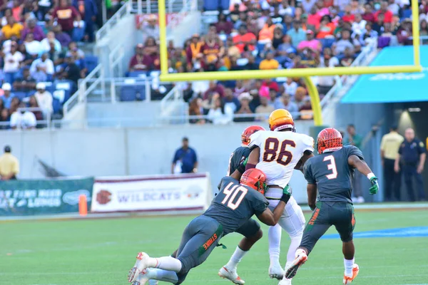 Florida Rattlers Enfrentan Bethune Cookman Wildcats Durante Los Clásicos Florida —  Fotos de Stock