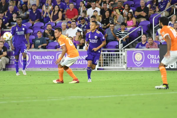 Orlando City SC, 22 Eylül 2018 'de Florida Exploria Stadyumu' nda Houston Dynamo 'yu ağırladı..