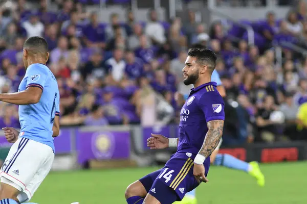 Orlando City 26 Temmuz 2018 'de Florida Exploria Stadyumu' nda NYC FC 'ye ev sahipliği yaptı. Fotoğraf: Marty Jean-Louis