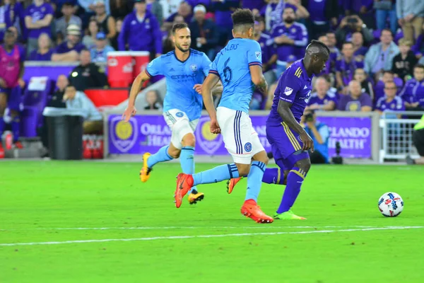 Orlando City, 5 Mart 2017 'de Orlando City Stadyumu' nda NYC FC 'ye ev sahipliği yaptı..  