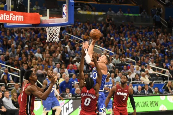 Orlando Magic Värd Miami Heat Amway Center Orlando Florida Den — Stockfoto