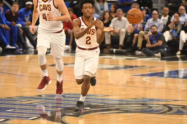 Orlando Magic Empfangen Donnerstag Den März 2019 Die Cleveland Cavaliers — Stockfoto