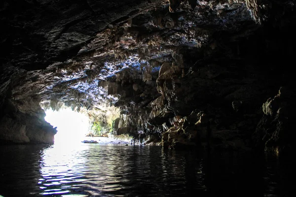 Belize 'deki Güzel Mağara Belize Şehri 27 Mayıs 2014
