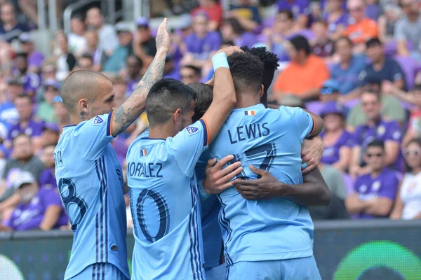 Orlando City Host New York City Orlando City Stadium Orlando — Fotografia de Stock