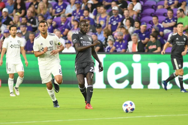 Orlando City 21 Nisan 2018 'de Orlando Florida' daki Exploria Stadyumu 'nda San Jose depremlerine ev sahipliği yaptı..  