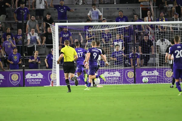 Orlando City Värd Reykjavk Exploria Stadium Vänlig Match Tisdag Februari — Stockfoto