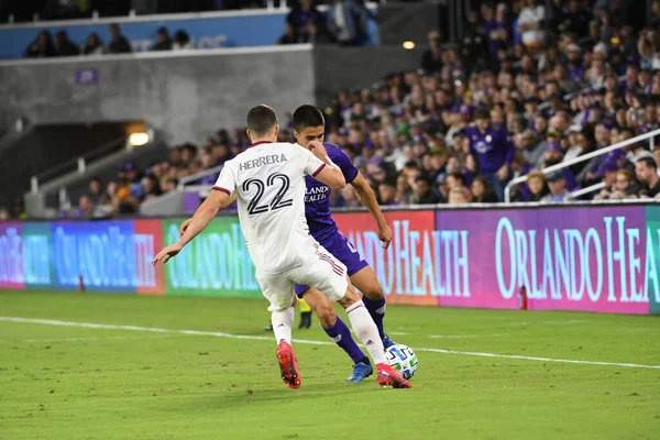 Orlando City Hospeda Real Salt Lake Estádio Exploria Sábado Fevereiro — Fotografia de Stock