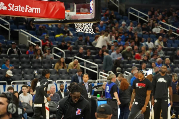 Orlando Magic Hostit Clippers Amway Center Orlando Florida Neděli Ledna — Stock fotografie