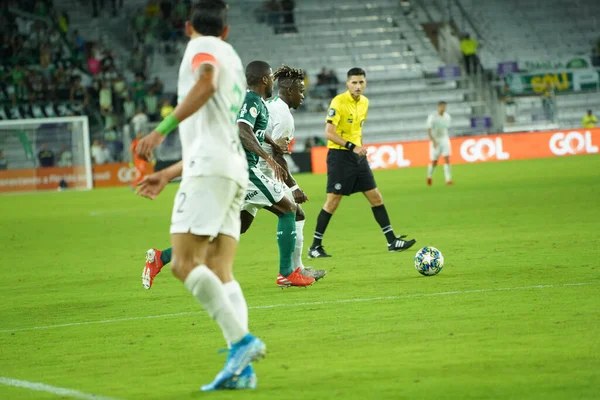 Florida Cup 2020 Palmeiras Atletico Nacional Meccs Floridai Exploria Stadionban — Stock Fotó