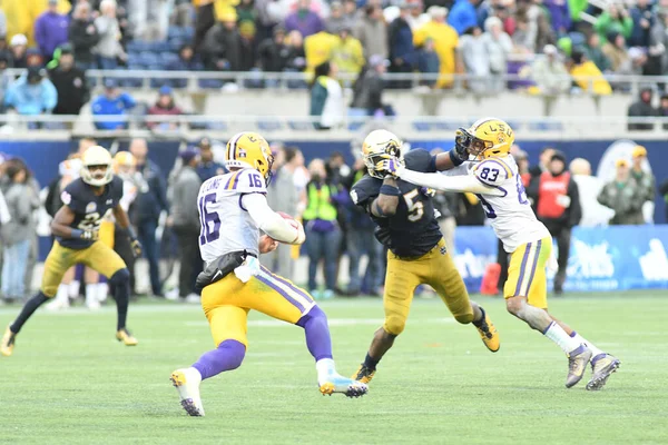 Notre Dame Face Lsu Alatt Citrus Bowl Camping World Stadium — Stock Fotó