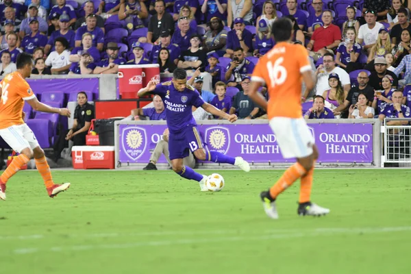Orlando City SC, 22 Eylül 2018 'de Florida Exploria Stadyumu' nda Houston Dynamo 'yu ağırladı..