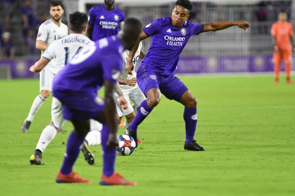 Orlando City 20 Şubat 2019 Çarşamba günü Orlando Fl 'daki Orlando City Stadyumu' nda New England 'a ev sahipliği yaptı. 