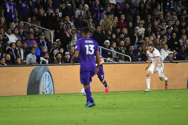 Orlando City Hostitel Real Salt Lake Stadionu Exploria Sobotu Února — Stock fotografie