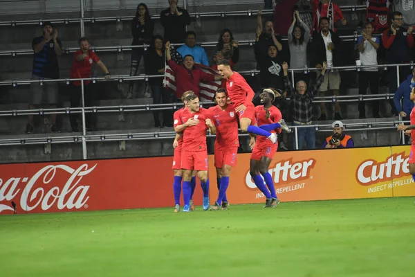 Amerikan Futbol Takımı 15 Kasım 2019 Cuma günü Orlando Florida 'daki Exploria Stadyumu' nda oynanan Concacaf Uluslar Ligi karşılaşmasında Kanada 'ya ev sahipliği yapmaktadır.